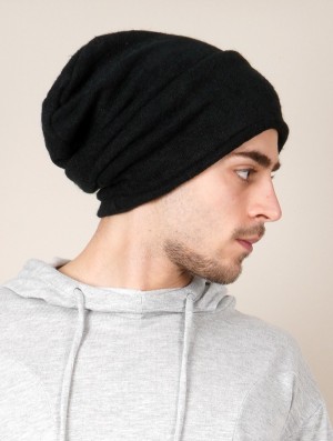 Toonzshop Sükk Dreadlocks Big Beanie Muts Heren Zwart | 437562-HGM