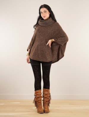 Toonzshop Taraka Poncho Poncho's Dames Bruin | 867235-PVG