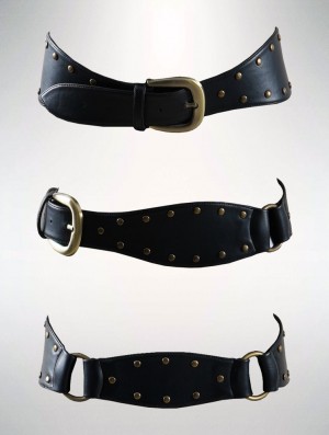 Toonzshop Varda Waist Belt Riemen Dames Zwart | 746830-ZPG