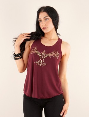 Toonzshop Vinga Printed Tank Top Tanktop Dames Goud | 851207-RBH