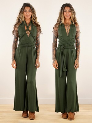Toonzshop Wakiza Infinity Jumpsuit Jumpsuit Dames Olijfgroen Groen | 869502-VME