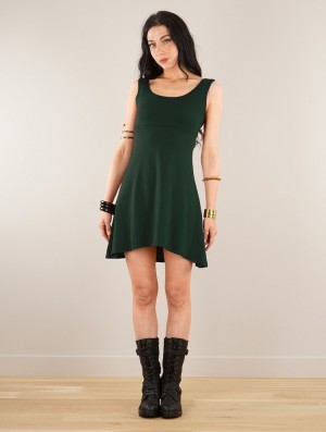 Toonzshop Ysïaak Sleeveless Dress Jurk Dames Groen | 532107-ZOS