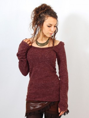 Toonzshop Ysïs Pullover Pullover Dames Wine | 213094-KEW