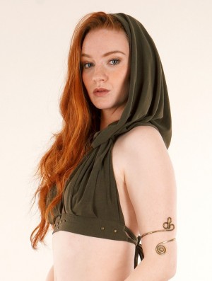 Toonzshop Yüzü Hooded Bra BH Dames Groen | 695847-YVE