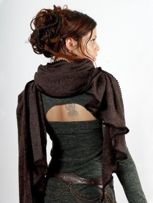 Toonzshop Zahïoo Shawl-scarf Sjaal Dames Bruin | 543216-YTE