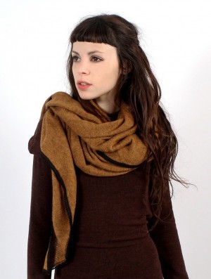 Toonzshop Zahïoo Shawl-scarf Sjaal Dames Bruin | 726804-LIK
