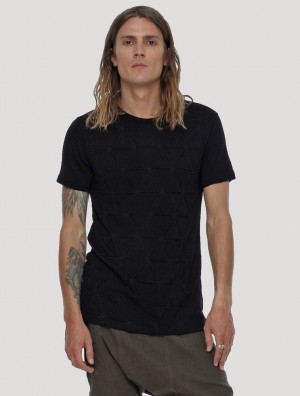 Toonzshop Zentangle T-shirt T-Shirt Heren Zwart | 697240-YFS